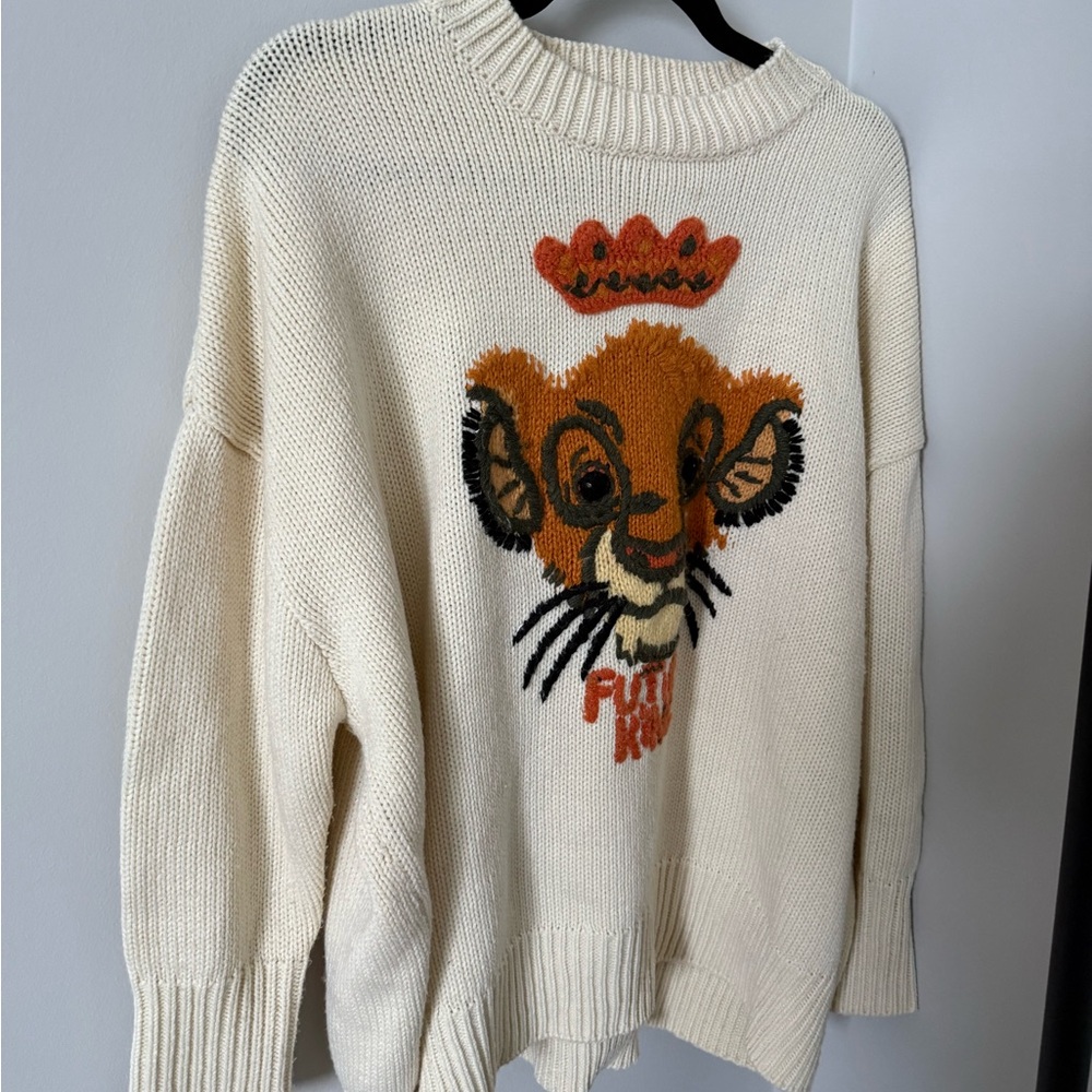 Zara Disney Lion King Knit Sweater